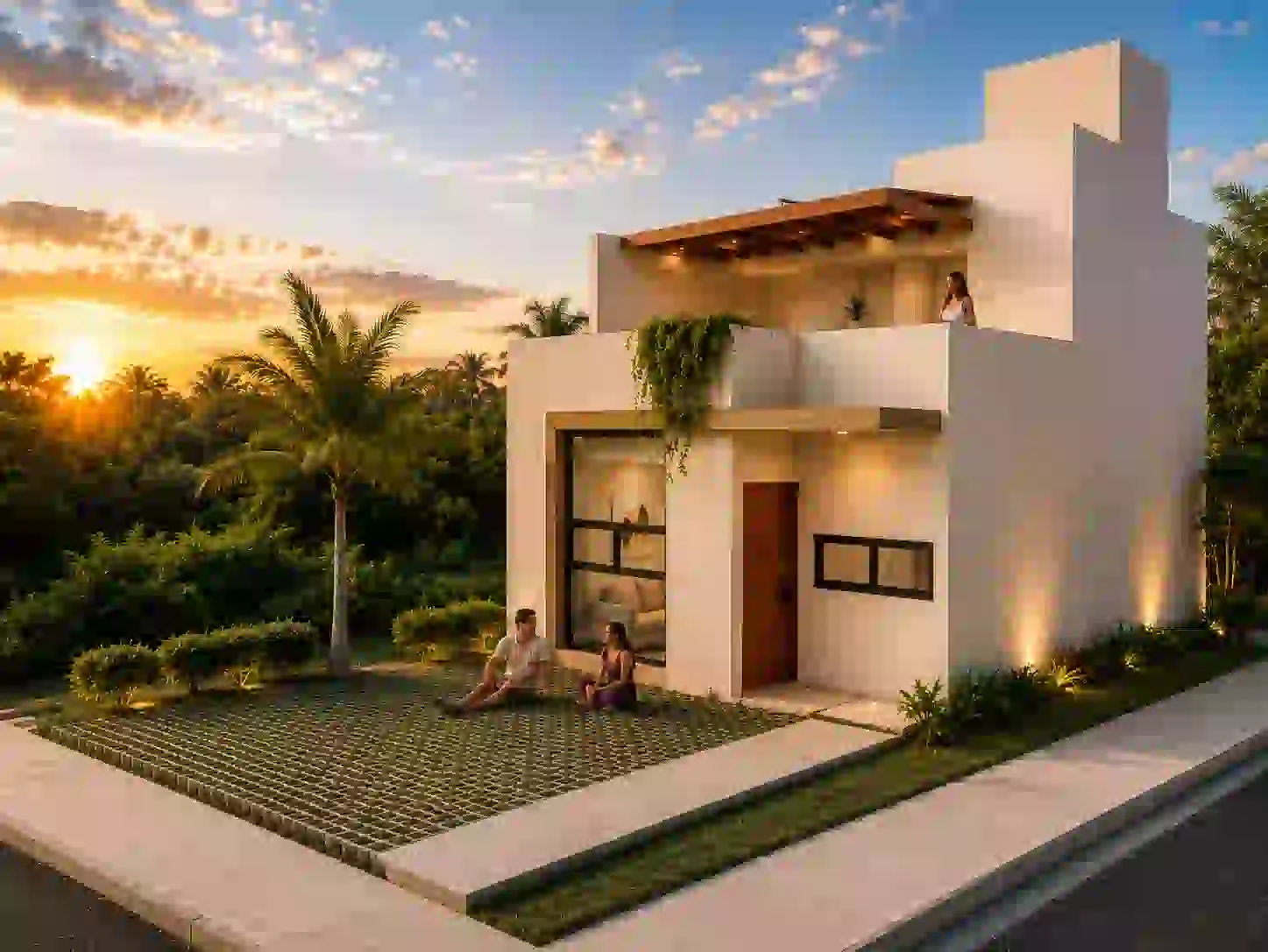 Exterior de casa The Origin by Gran Selva rodeada de naturaleza